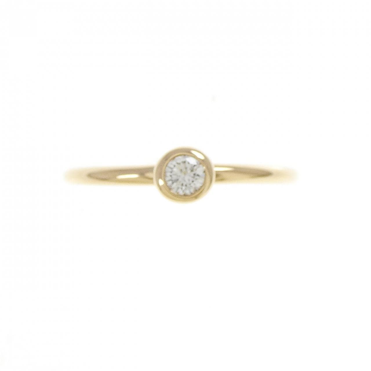 K18YG Diamond ring