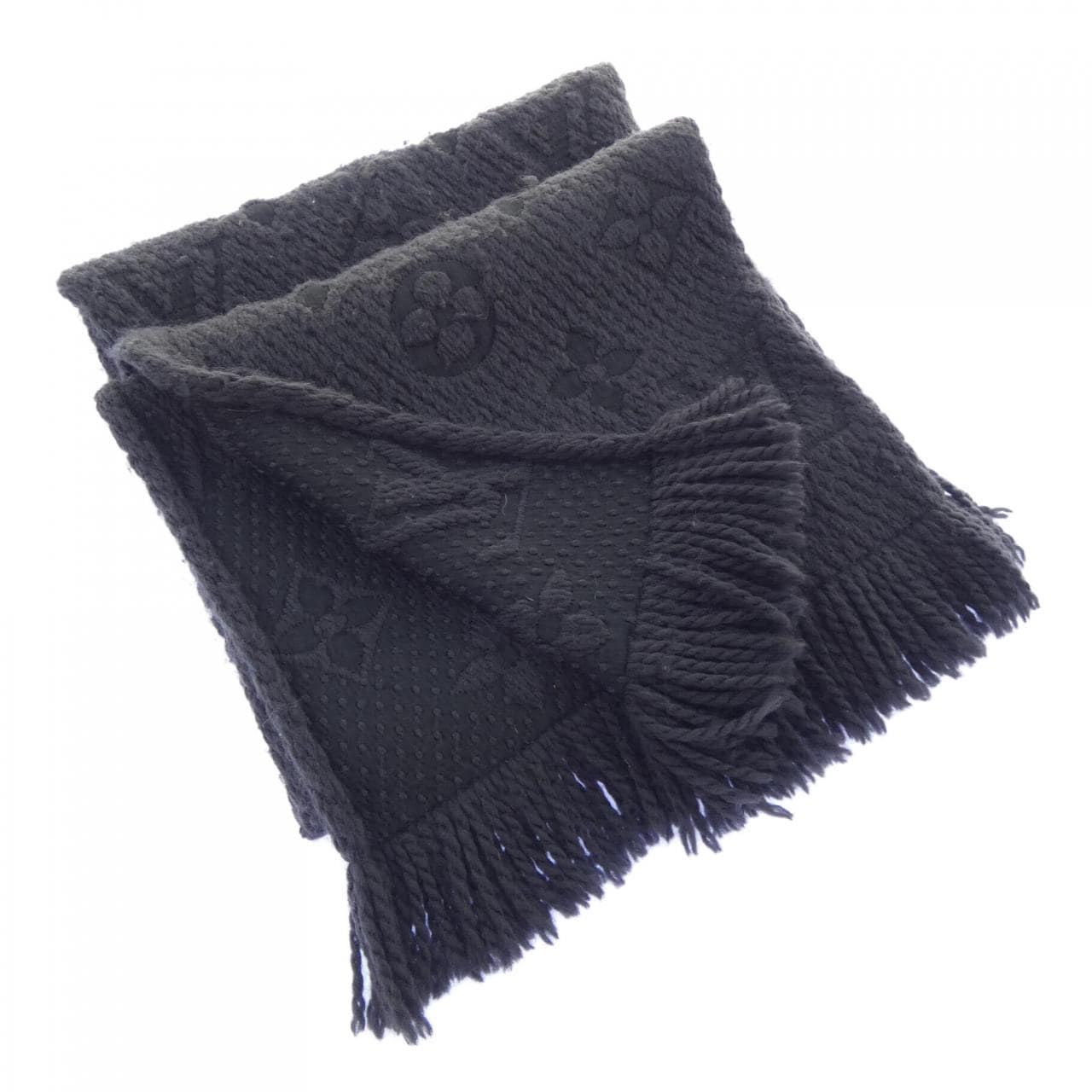 ルイヴィトン LOUIS VUITTON エシャルプ ロゴマニア M72431 MUFFLER