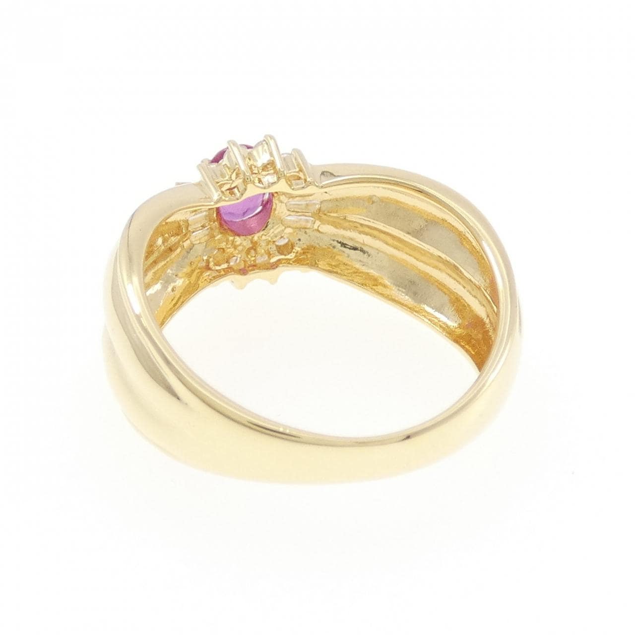 K18YG ルビー リング