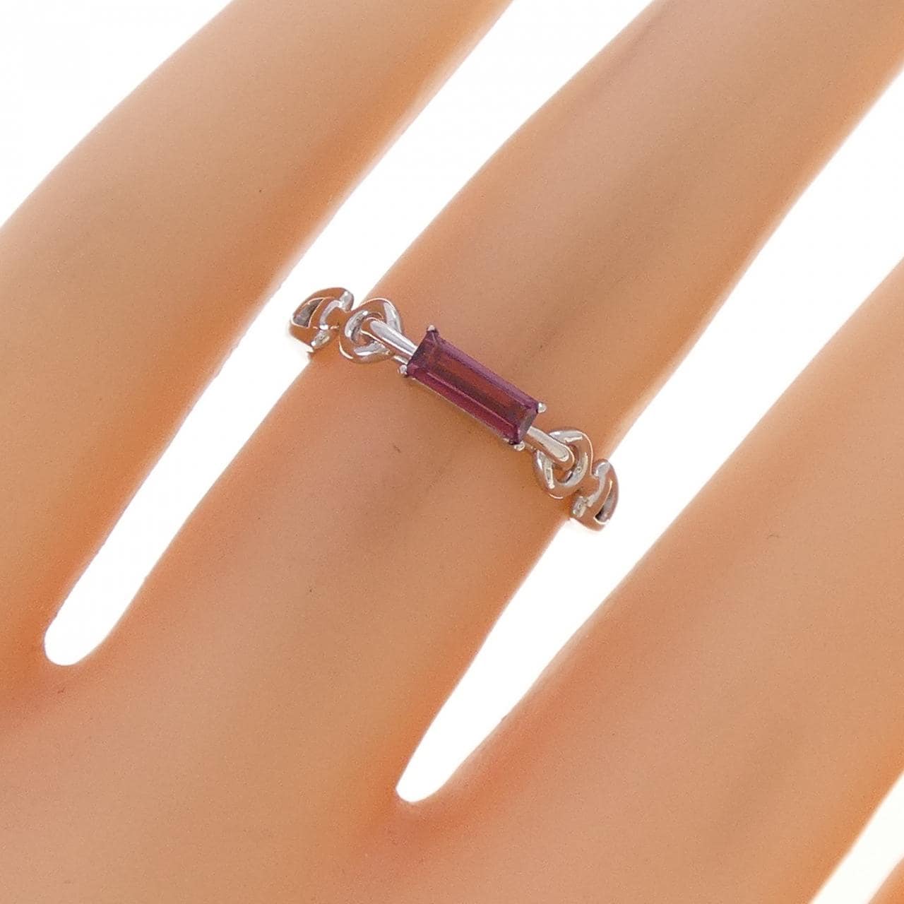 PT900 ガーネット リング