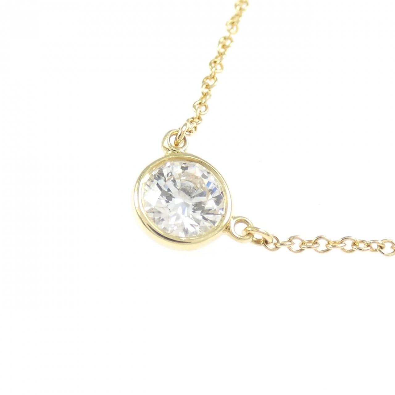 ティファニー バイザヤード ネックレス 0.37CT G VVS1 3EXT
