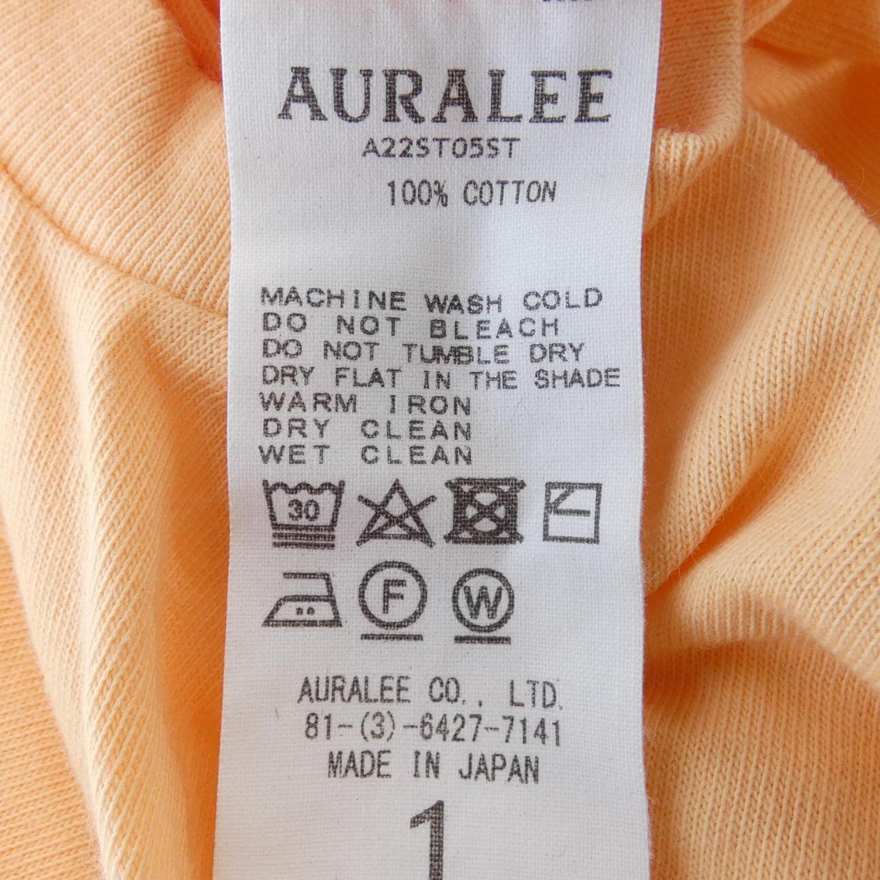 オーラリー AURALEE Tシャツ