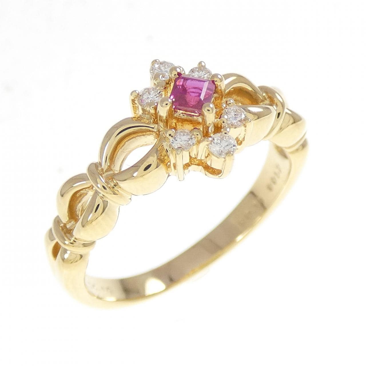 ポーラ ルビー リング 0.11CT