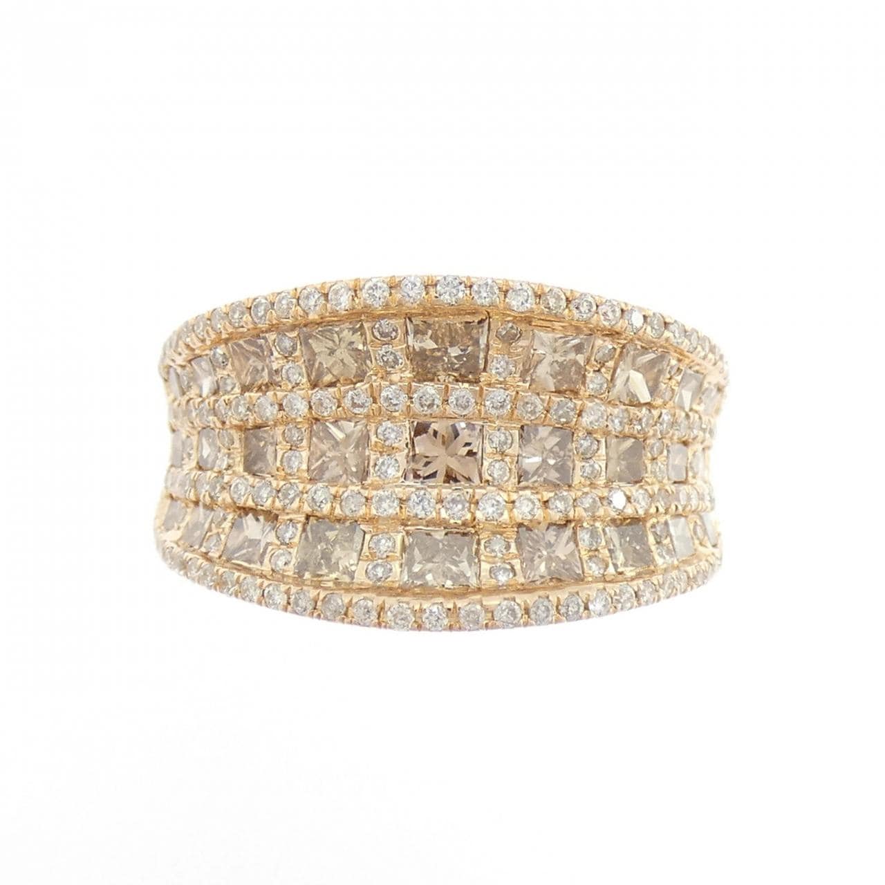 K18PG ダイヤモンド リング 2.00CT