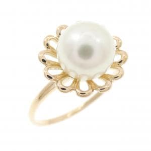 K18YG アコヤパール リング 8.2mm