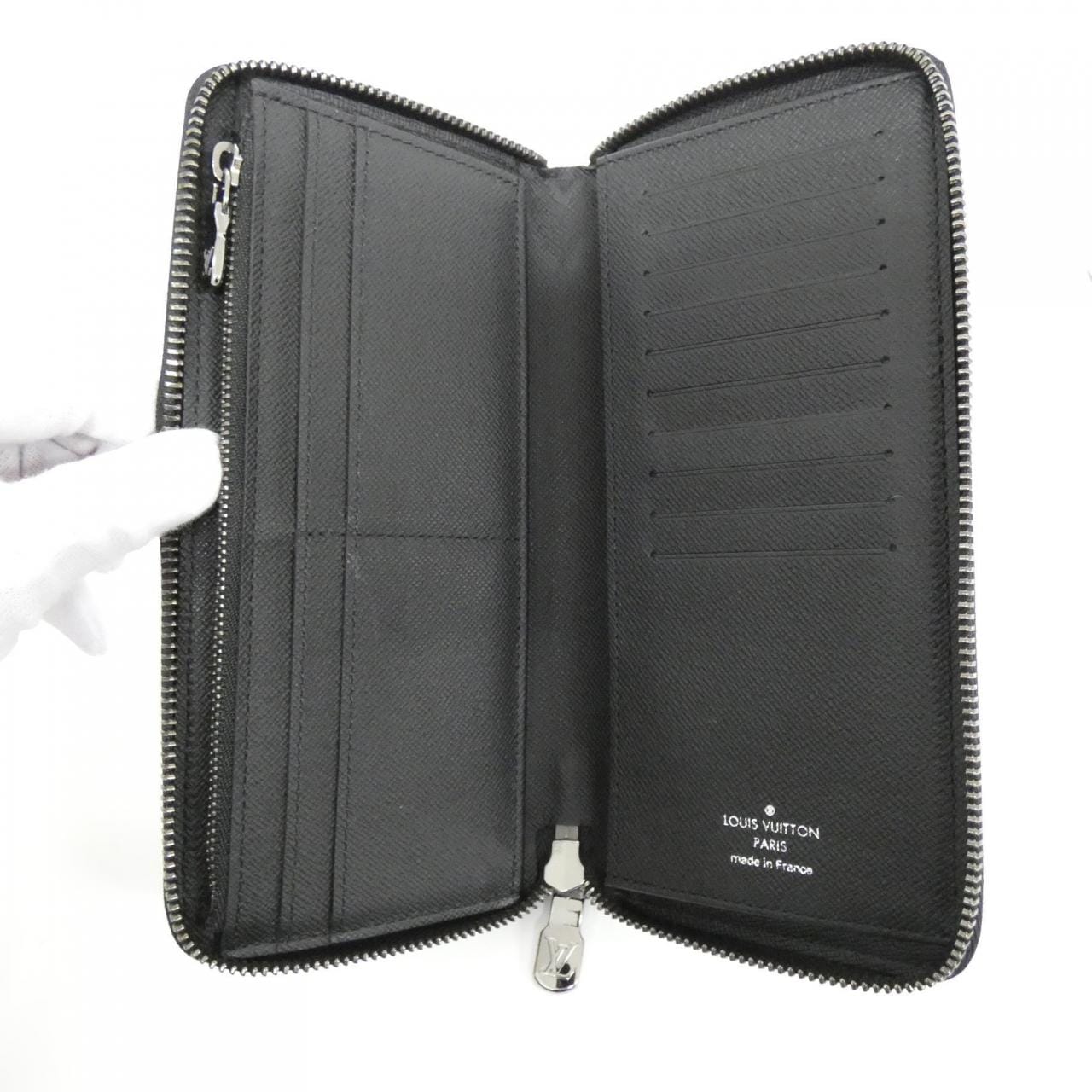 ルイヴィトン モノグラム エクリプス ジッピー ウォレット ヴェルティカル M62295 財布