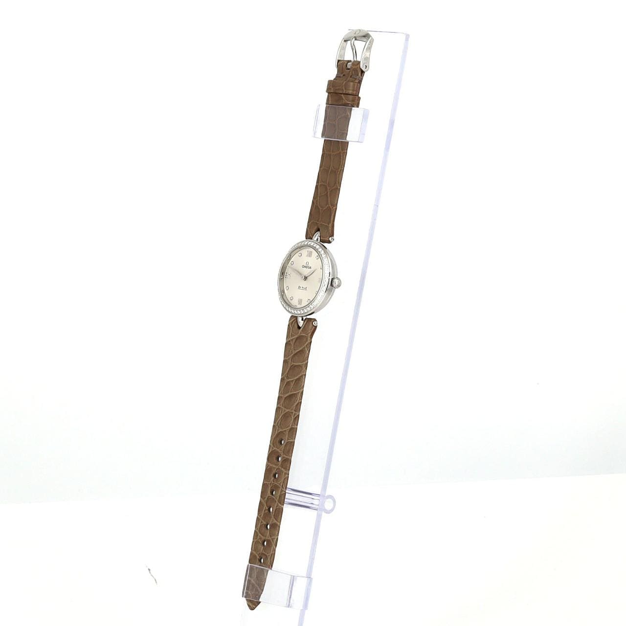 【新品】オメガ デ･ヴィル プレステージデュードロップ/D･8P 424.18.27.60.52.001 SS クォーツ