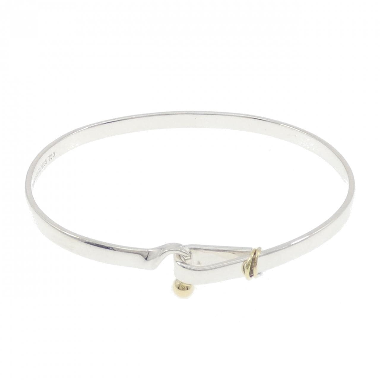 【ヴィンテージ】ティファニー フック&アイ バングル