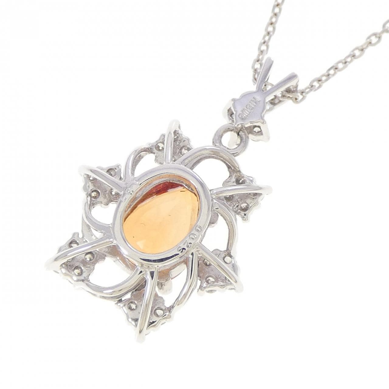 K18WG サファイヤ ネックレス 1.37CT