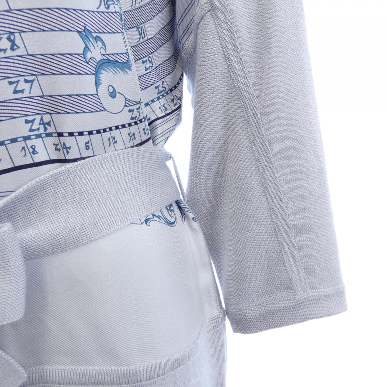 エルメス HERMES DIES ET HORE *96-7709 ツイルレーヌ. ワンピース