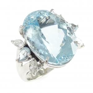 PT900 アクアマリン リング 15.30CT