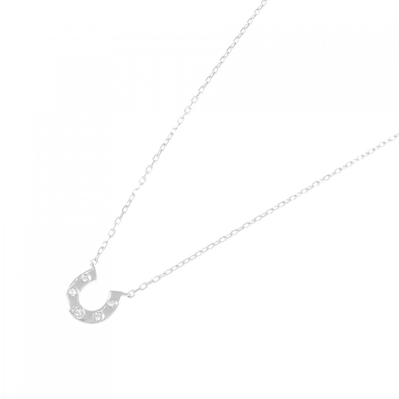 Ethe Horseshoe Diamond Necklace 0.04CT