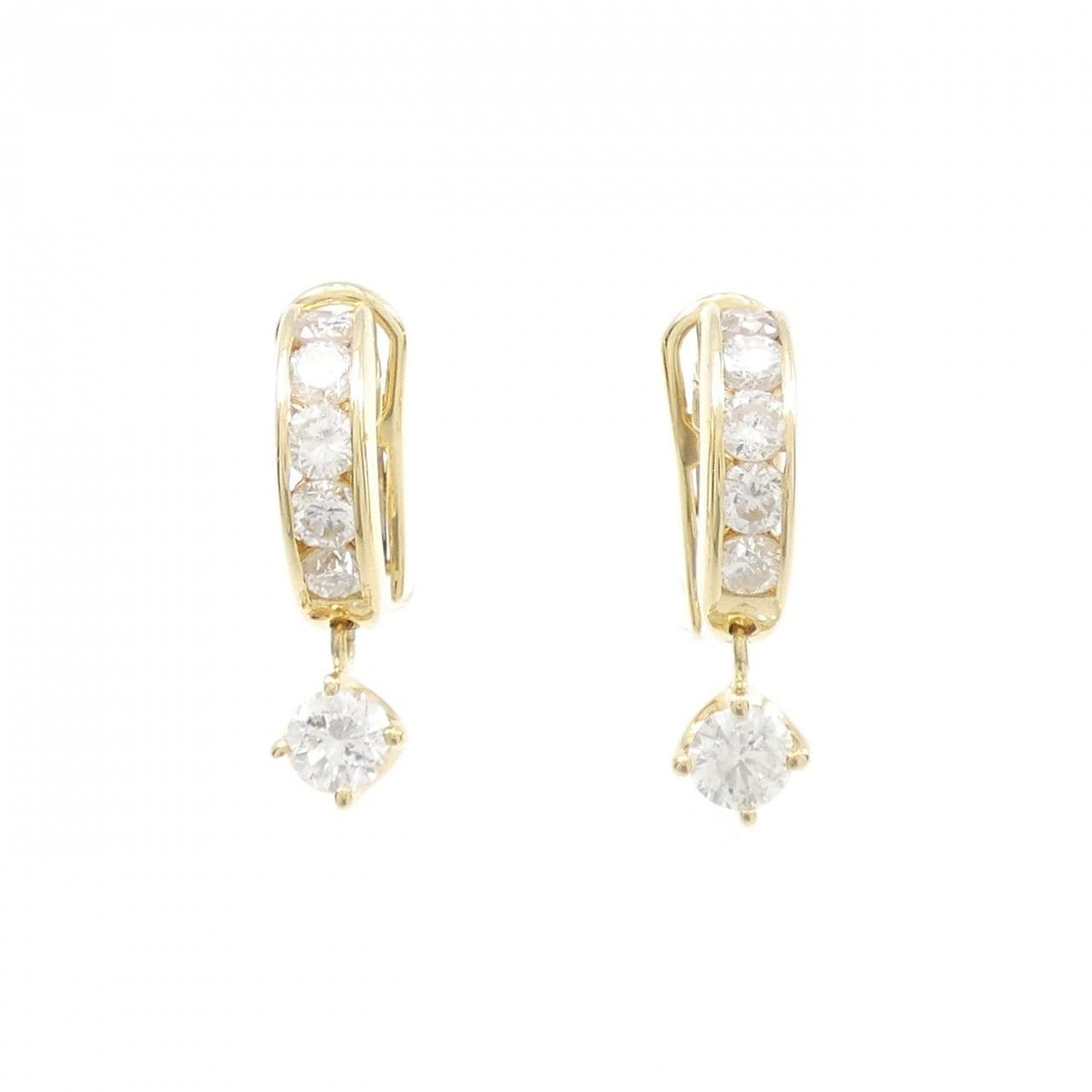 K18YG Diamond Earrings 0.82CT