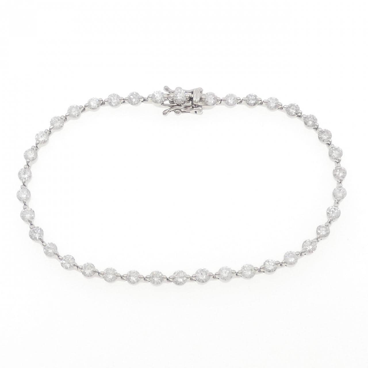 PT900 ダイヤモンド ブレスレット 3.61CT