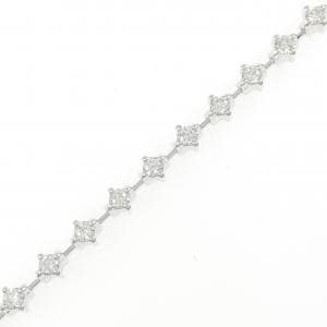 K18WG ダイヤモンド ブレスレット 1.50CT