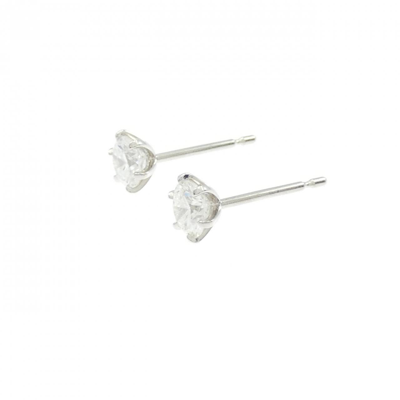 【リメイク】PT900/ST ダイヤモンド ピアス 0.312CT 0.316CT F-G VS1 VG-GOOD