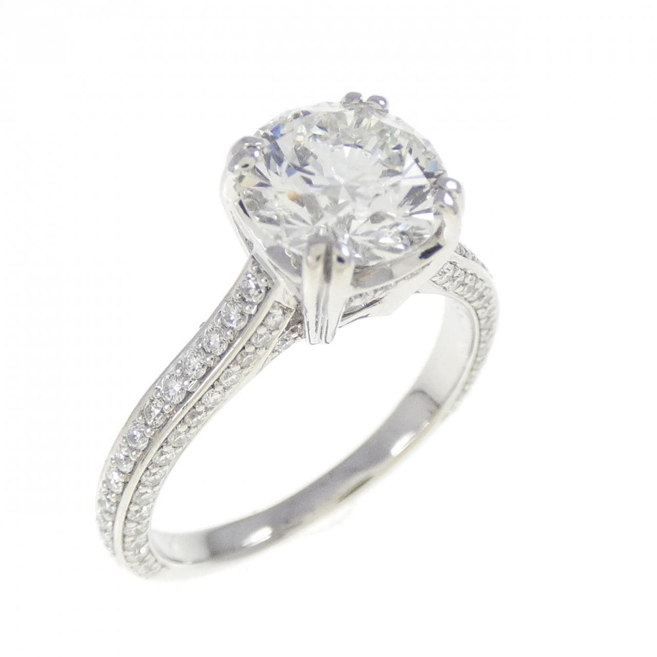 PT900 ダイヤモンド リング 1.34CT H VVS2 3EXT