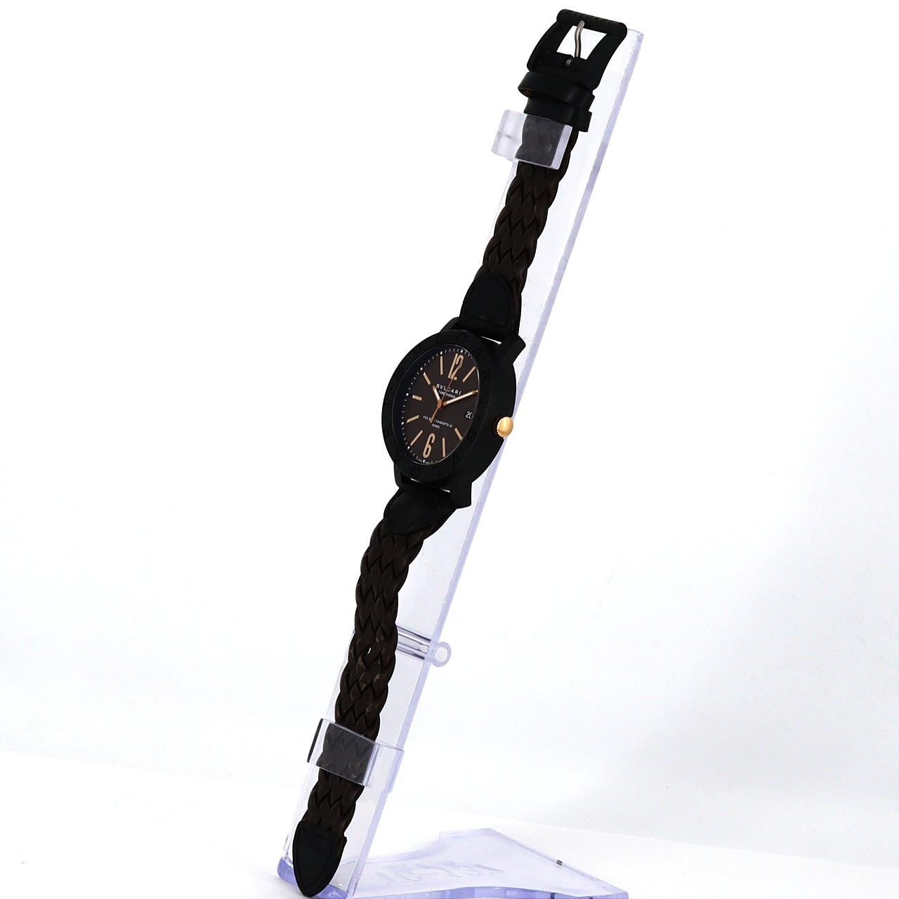 【ノーメンテナンス還元価格】ブルガリ ブルガリブルガリカーボンゴールド BB40CL/BBP40C11CGLD カーボン 自動巻