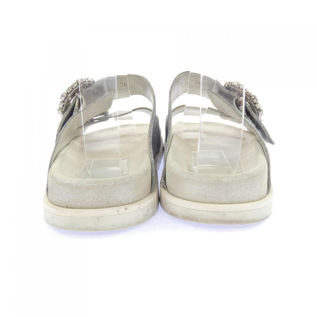 ロジェヴィヴィエ ROGER VIVIER スライディー ヴィヴ レザー サンダル サンダル