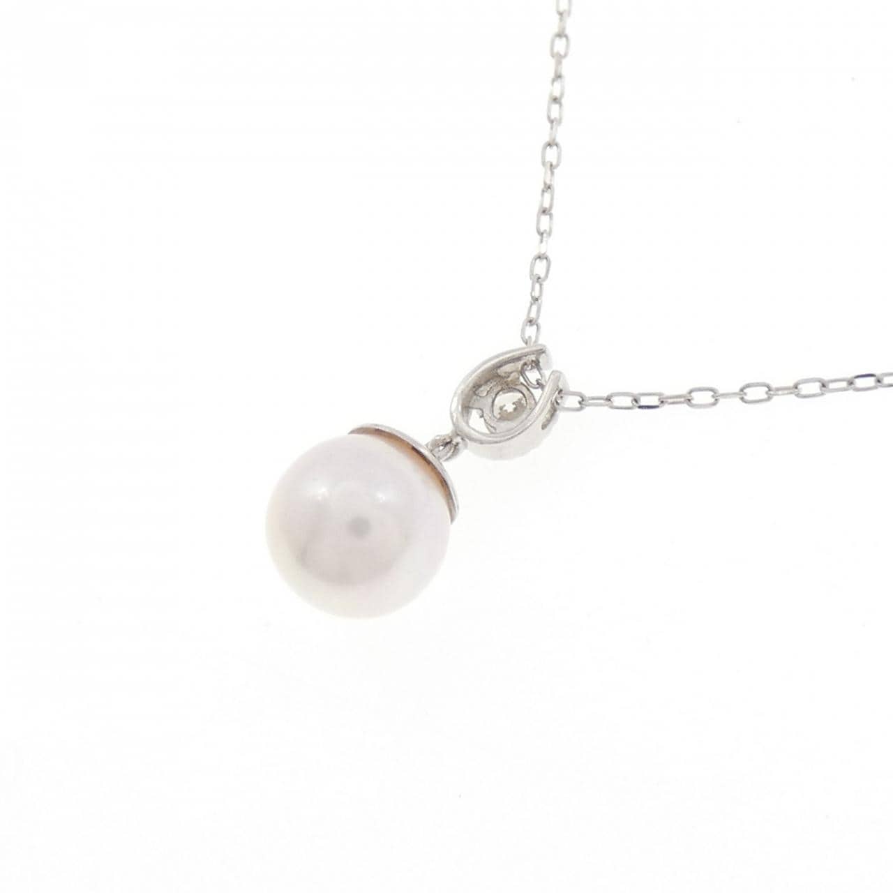 PT900/PT850 アコヤパール ネックレス 6.4mm