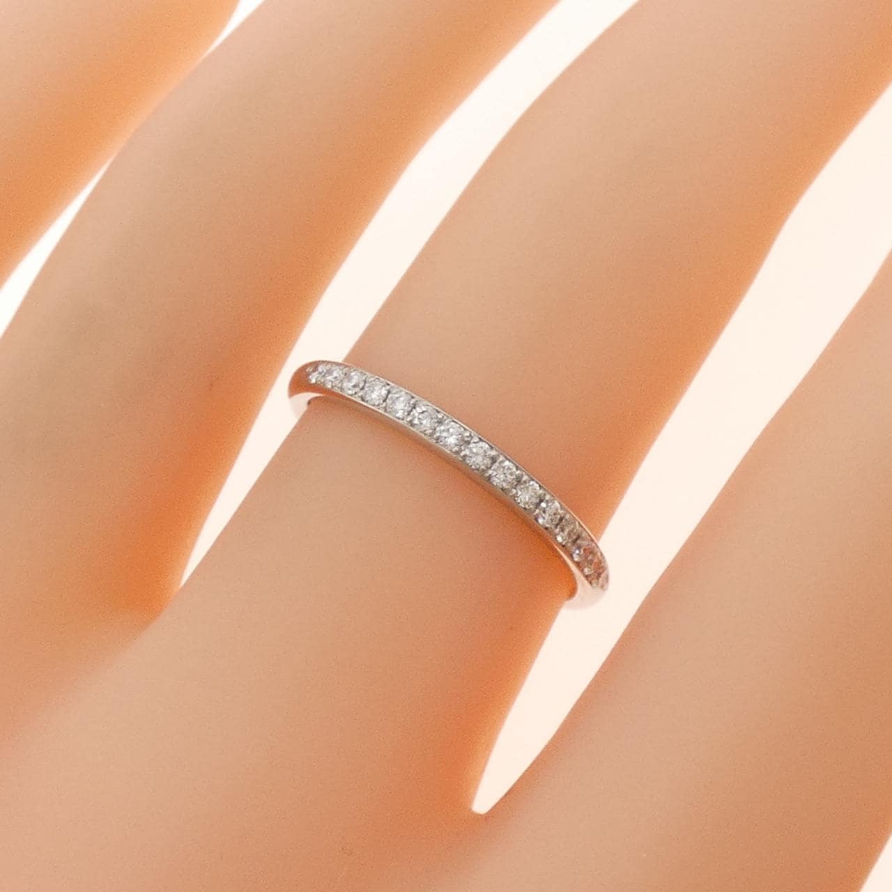 PT900 ハーフエタニティ ダイヤモンド リング 0.15CT