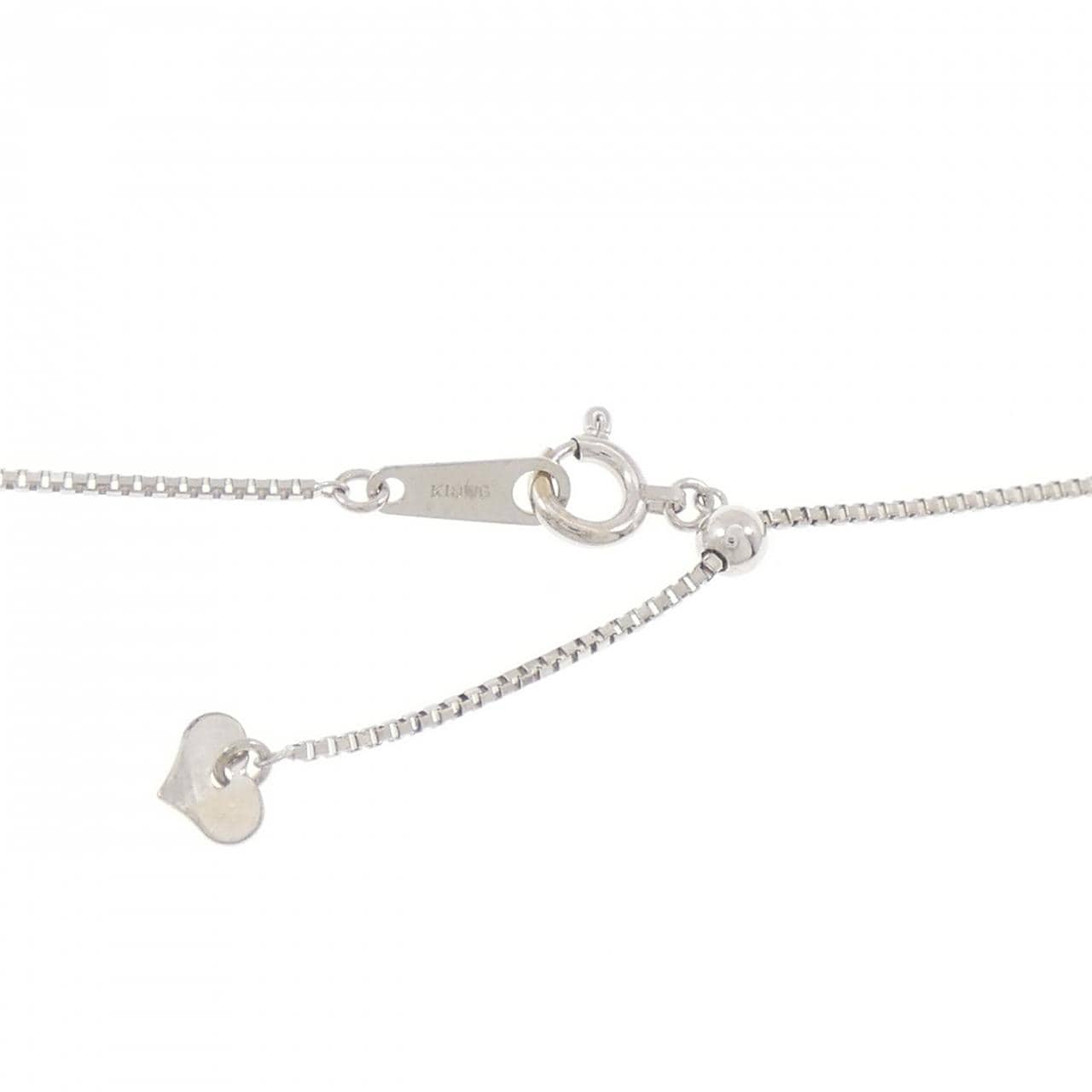 K18WG ダイヤモンド ネックレス 1.00CT