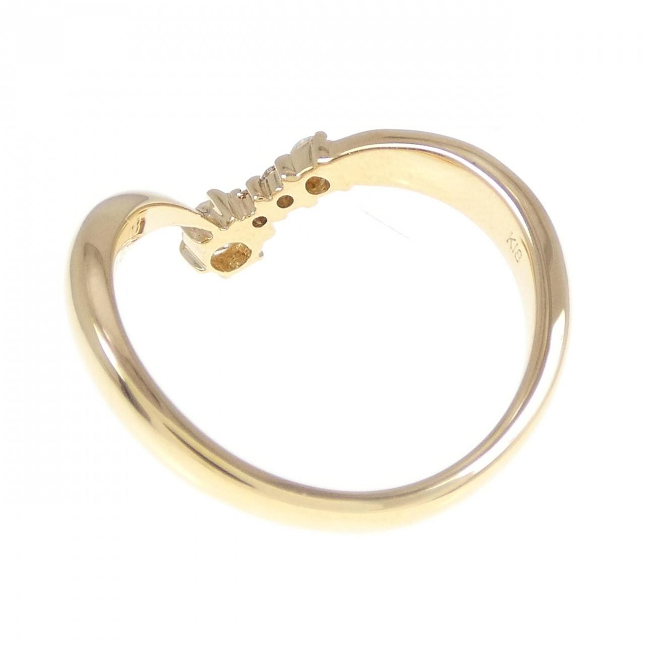 K18YG ダイヤモンド リング 0.15CT