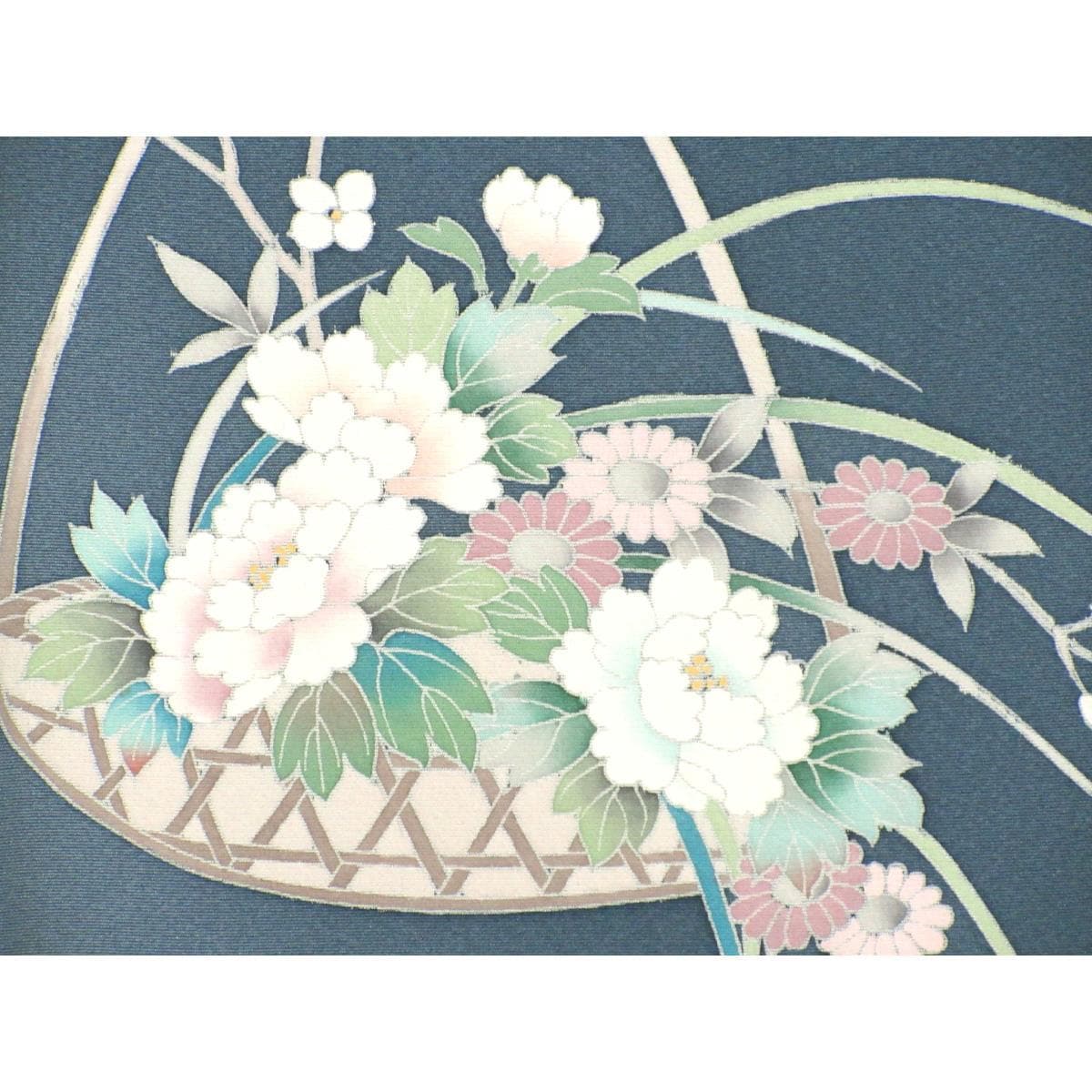 【未使用品】訪問着　友禅加工ボカシ染