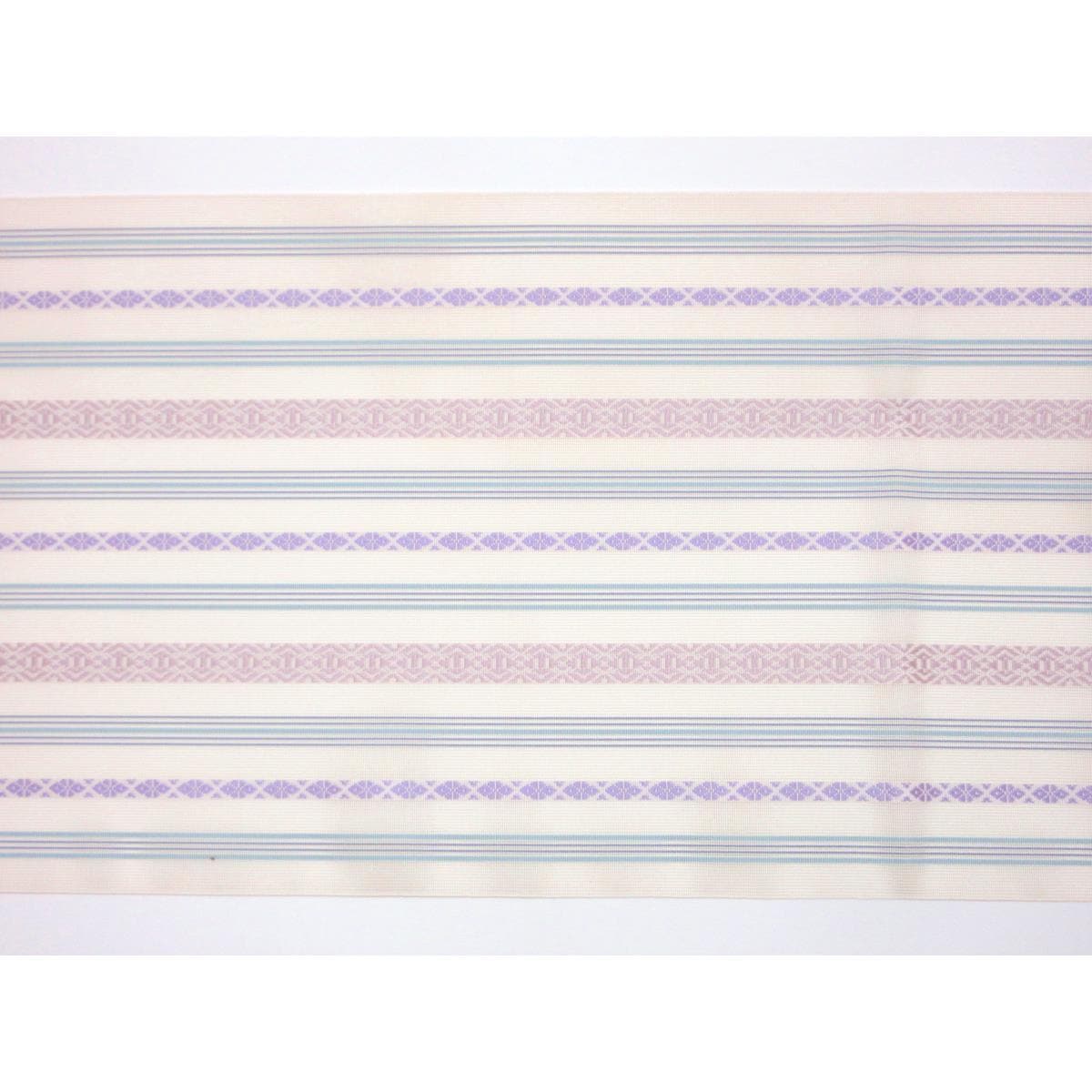 【未使用品】夏名古屋帯【紗献上博多織】　全通柄