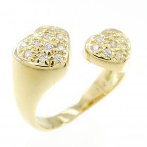 ポンテヴェキオ ハート ダイヤモンド リング 0.13CT