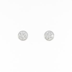 [Remake] PT/ST Diamond Earrings 0.417CT 0.426CT H I1 VG-GOOD