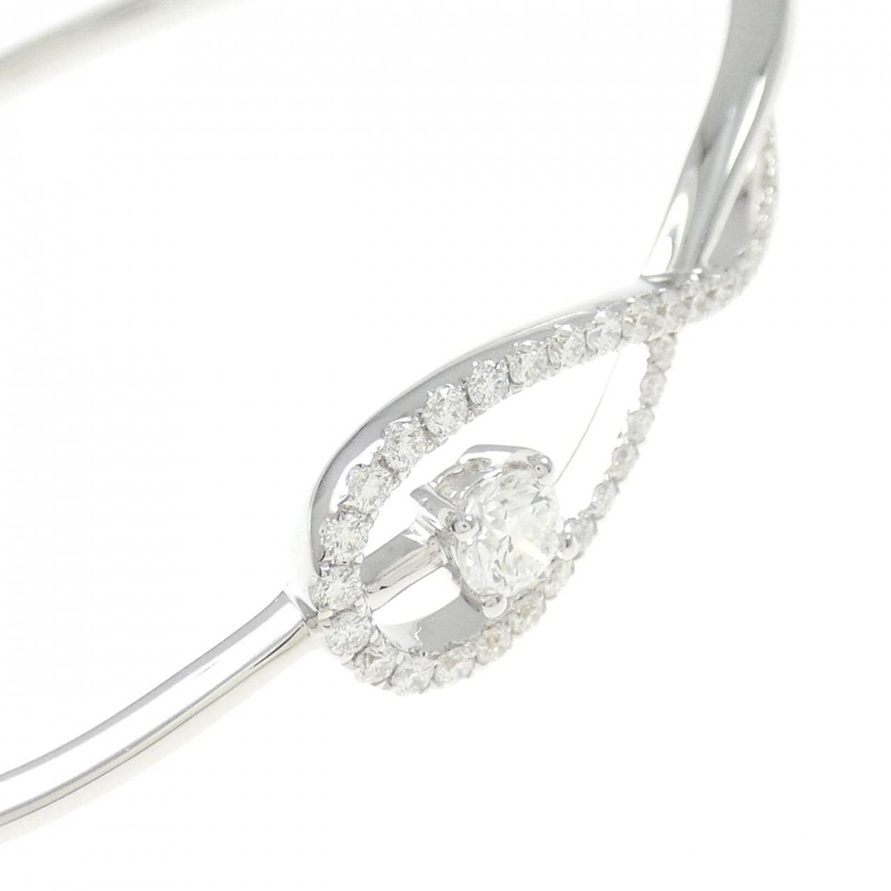 750WG Diamond Bangle 0.24CT