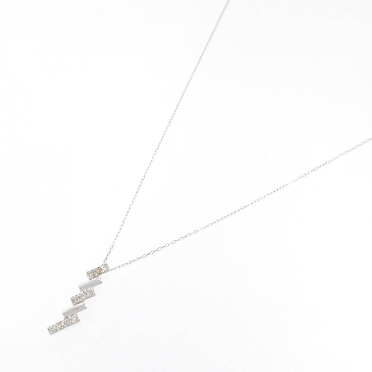 【新品】PT ダイヤモンド ネックレス 0.10CT