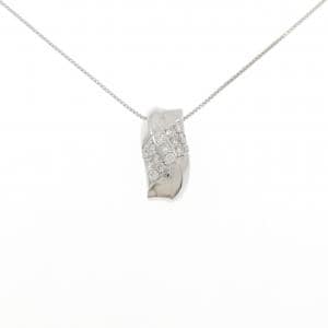 K18WG ダイヤモンド ネックレス 0.50CT