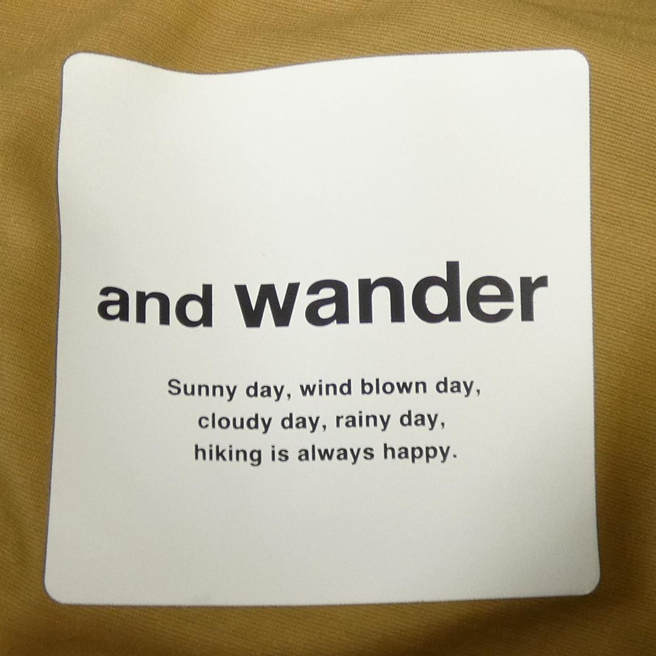 and wander jacket