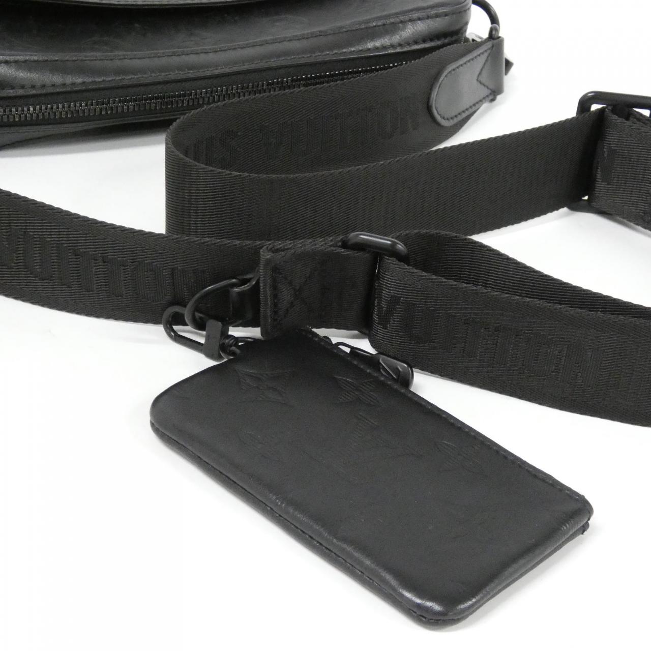 ルイヴィトン モノグラム シャドウ デュオ メッセンジャー M69827 ショルダーバッグ