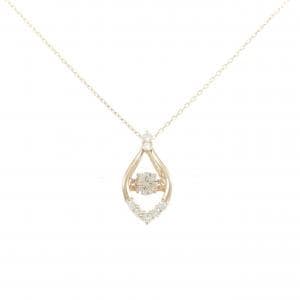 K18PG ダイヤモンド ネックレス 0.16CT