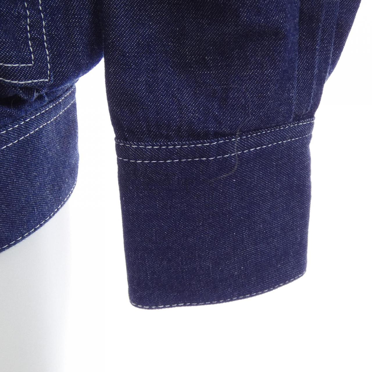 セリーヌ CELINE コットンデニムシャツ CELINE PARIS トリオンフ RV15Z2N67 シャツ