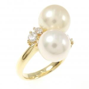 K18YG アコヤパール リング