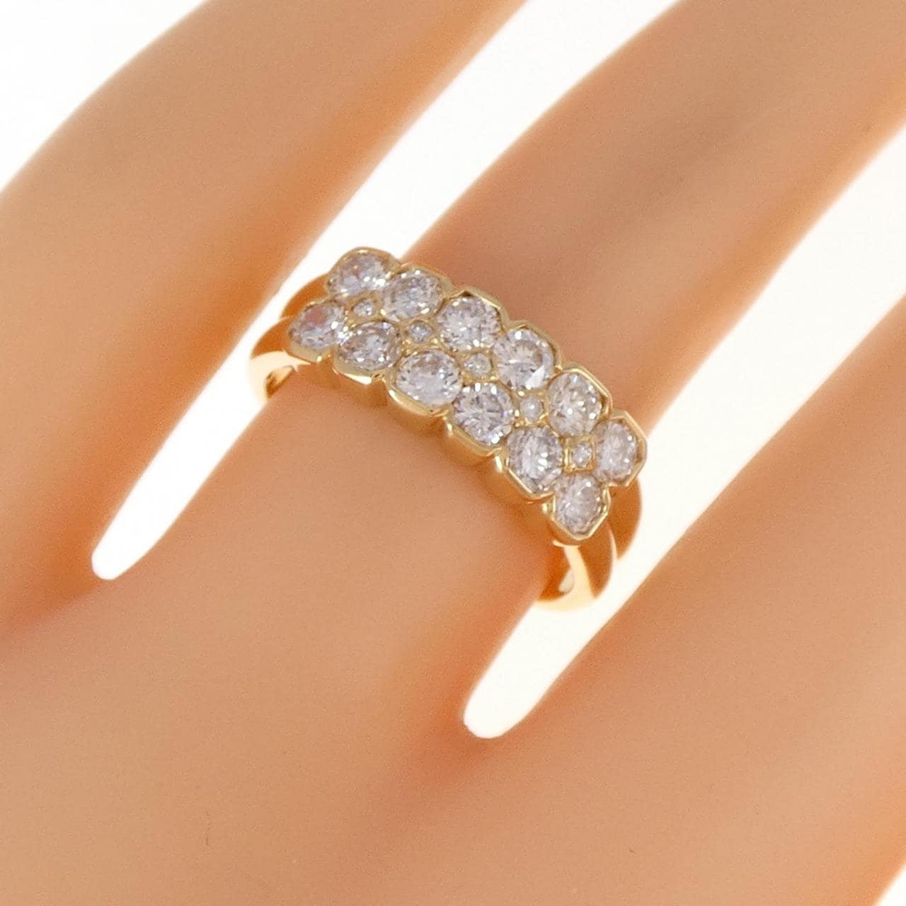 K18YG ダイヤモンド リング 1.05CT