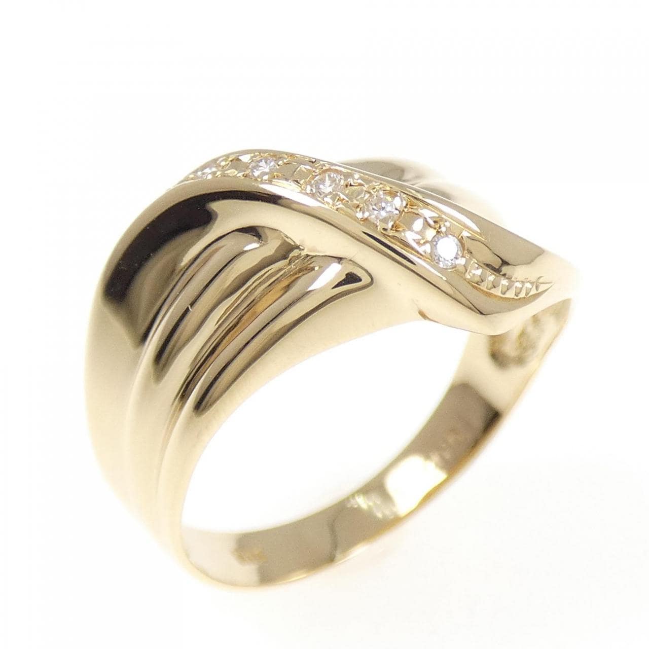 K18YG ダイヤモンド リング 0.05CT