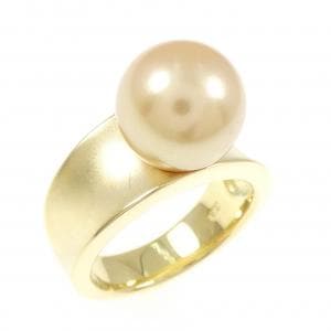 K18YG 白蝶パール リング 10mm