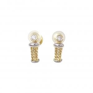 18KT/18KWG ダイヤモンド イヤリング