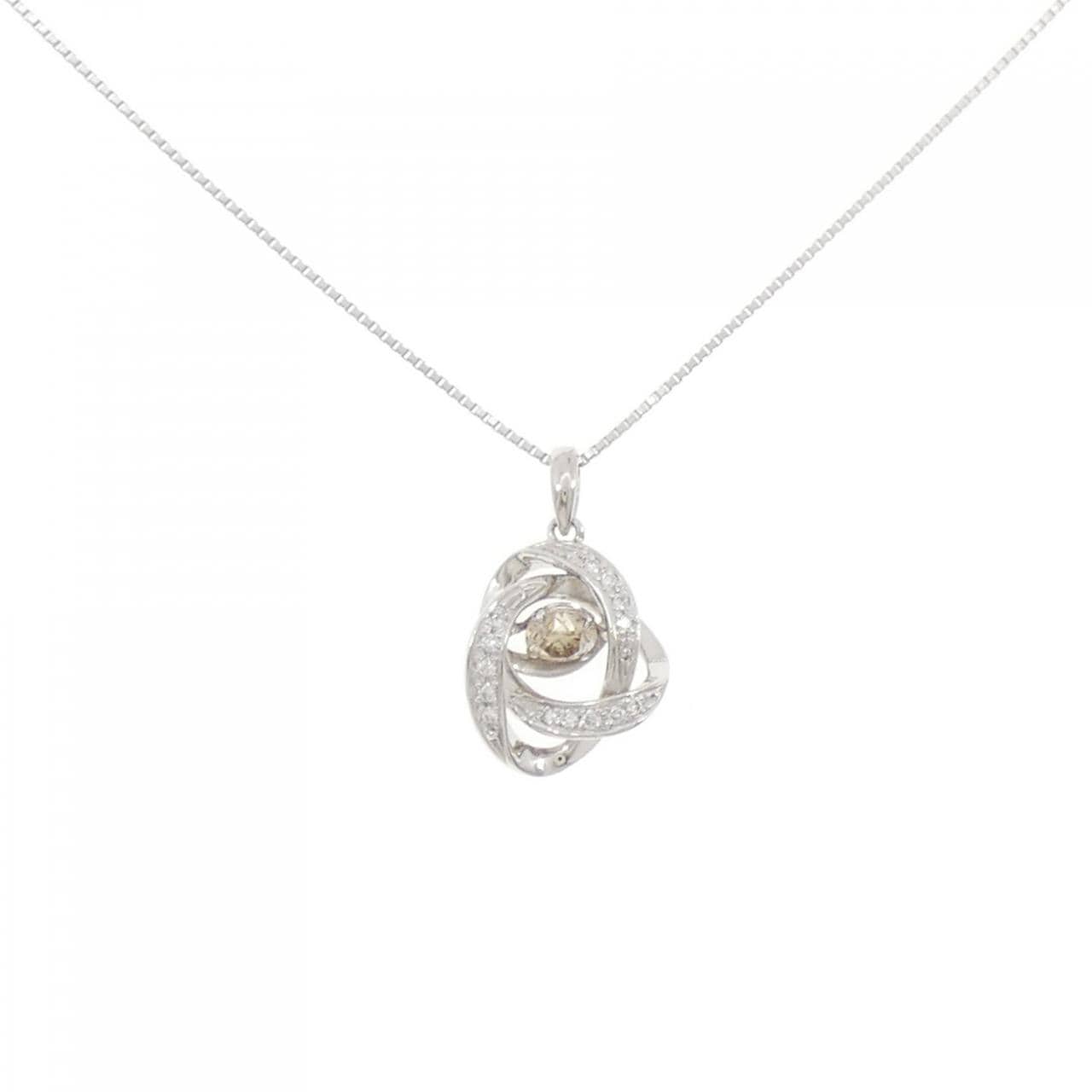 PT900/PT850 ダイヤモンド ネックレス 0.40CT