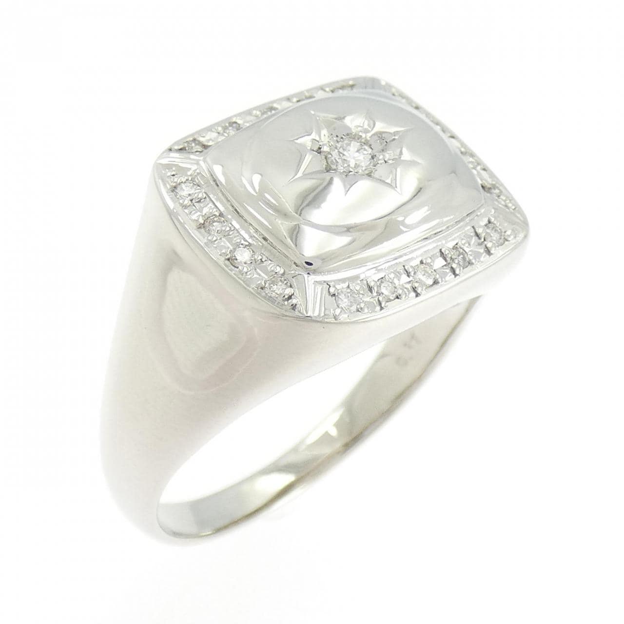 [新品] PT900鑽石戒指 0.17CT