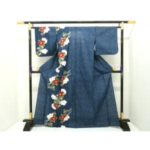 【新品】女ゆかた　片身替わり　Ｍサイズ