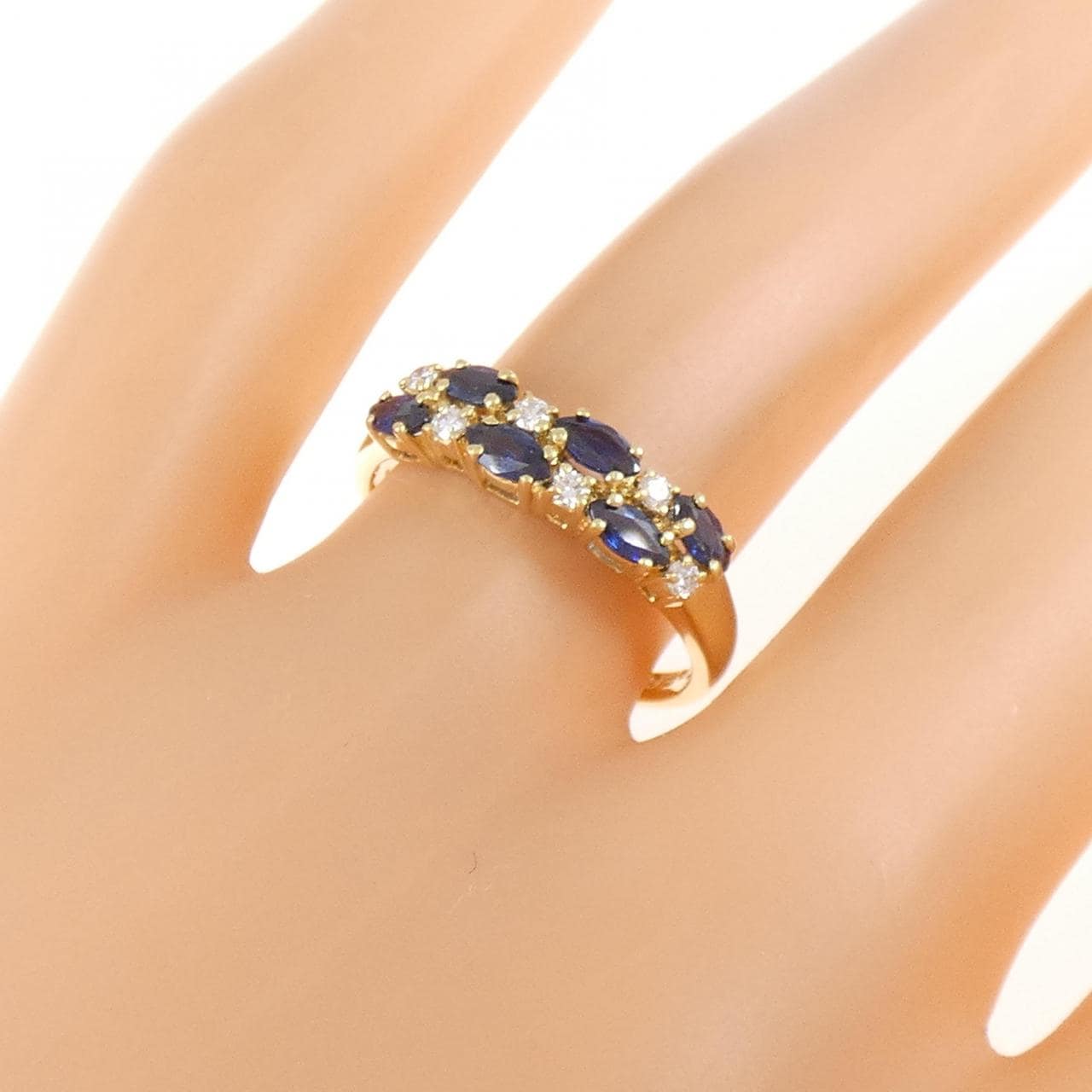 ミキモト サファイヤ リング 0.58CT