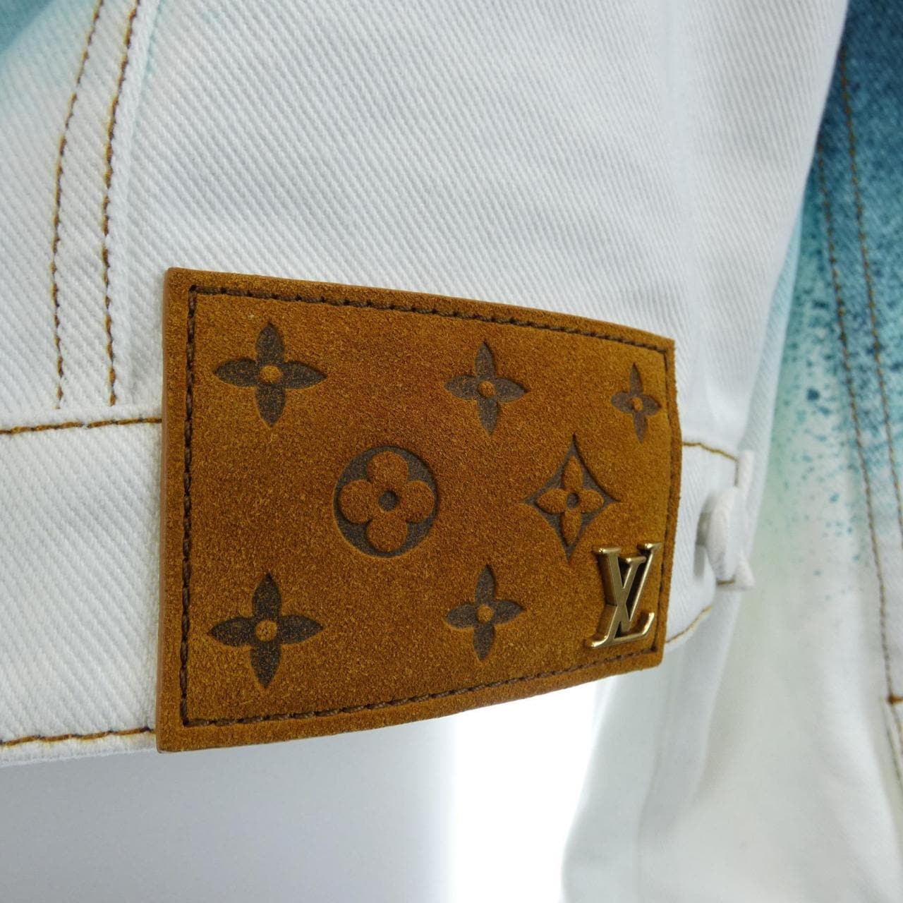 ルイヴィトン LOUIS VUITTON LVスプレーデニムジャケット HOA10WU14 デニムジャケット