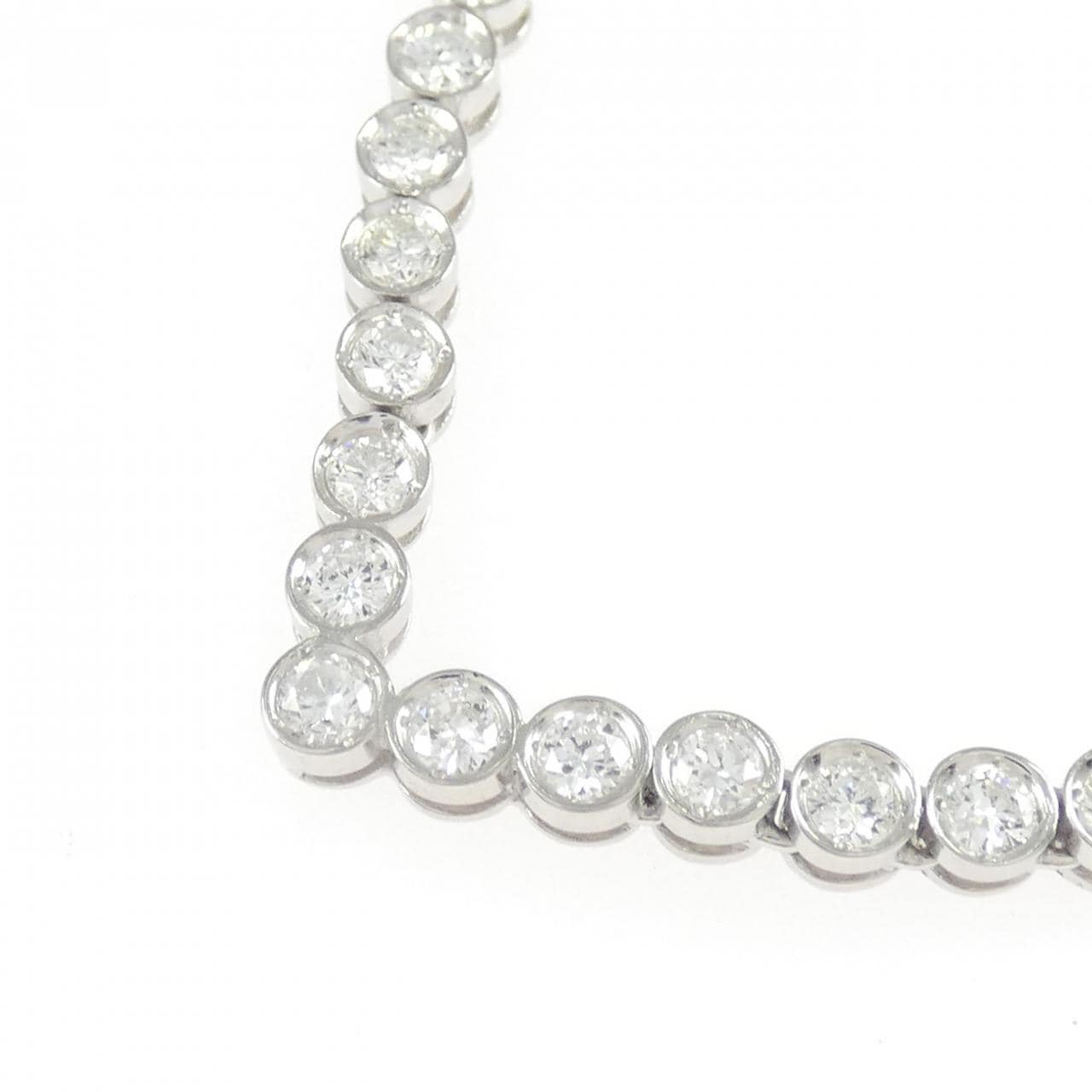 PT900 ダイヤモンド ネックレス 3.83CT