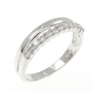 K18WG ダイヤモンド リング 0.17CT